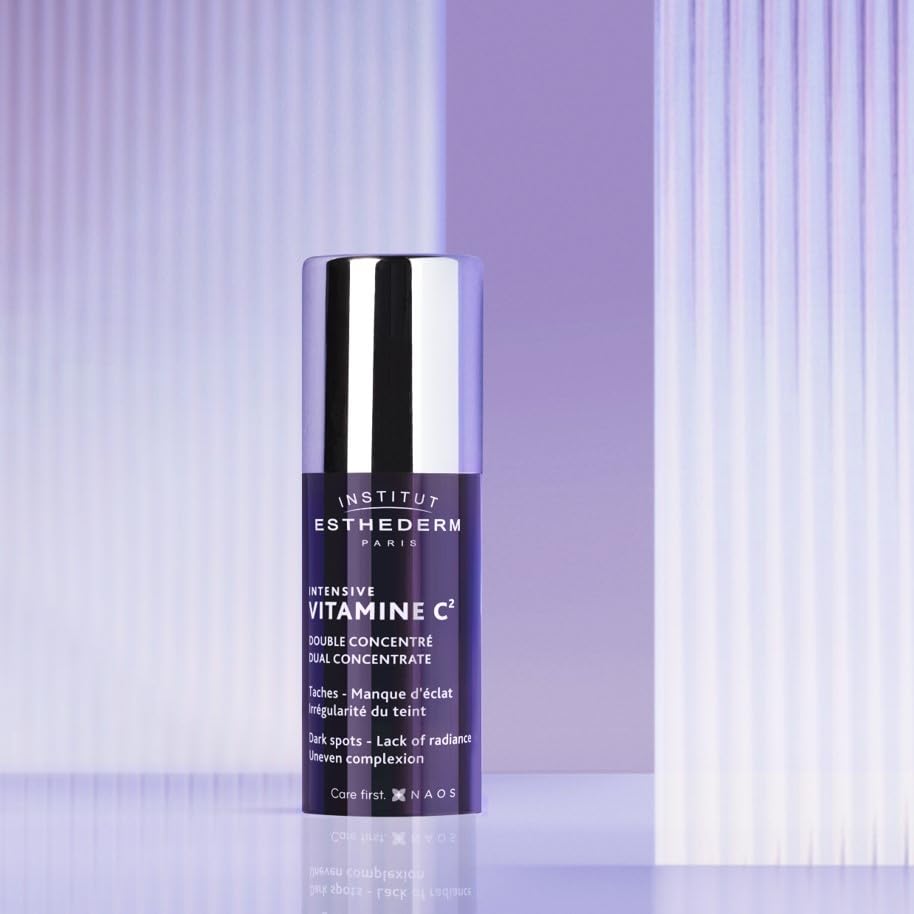 Institut Esthederm - Intensive Vitamine C Double Concentrate Serum - Facial serum - Reduce the apparence of dark spots - 10ml