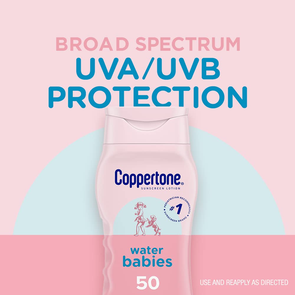 Coppertone Spf#50 Waterbabies Lotion 8 Ounce (237Ml) (3 Pack)