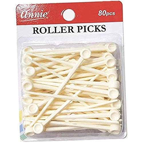 Annie Plastic Roller Picks 80Pcs #3199