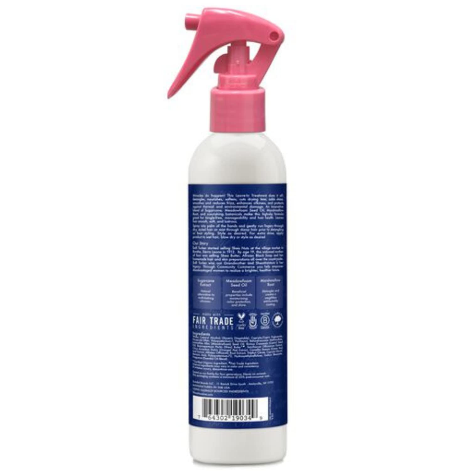 Shea Moisture Silicone Free Miracle Styler Leave In Conditioner Spray With Sugarcane Extract And Meadowfoam Seed, Unisex Leave I