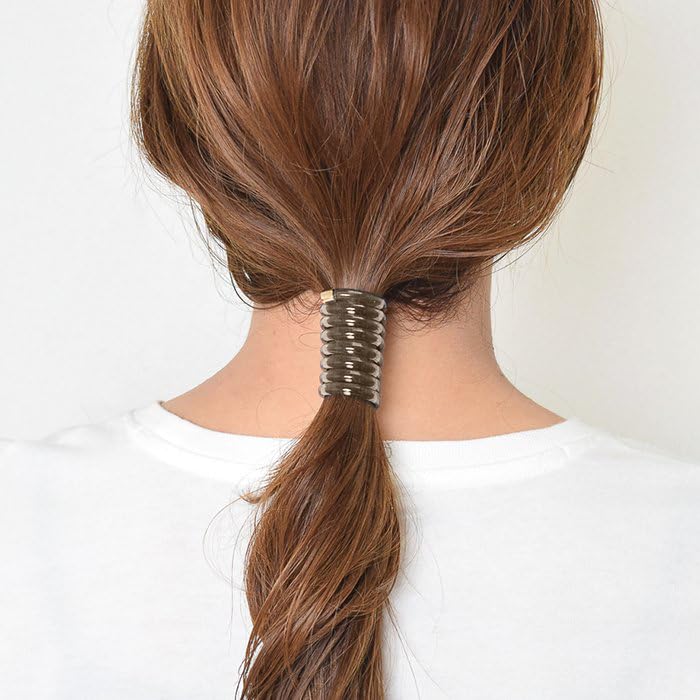 Spiral Hair Tie Braid Hair Band Stylish Phone Cord Hair Coils No Crease Ponytail Holders for Women Girls Long Curly Hair