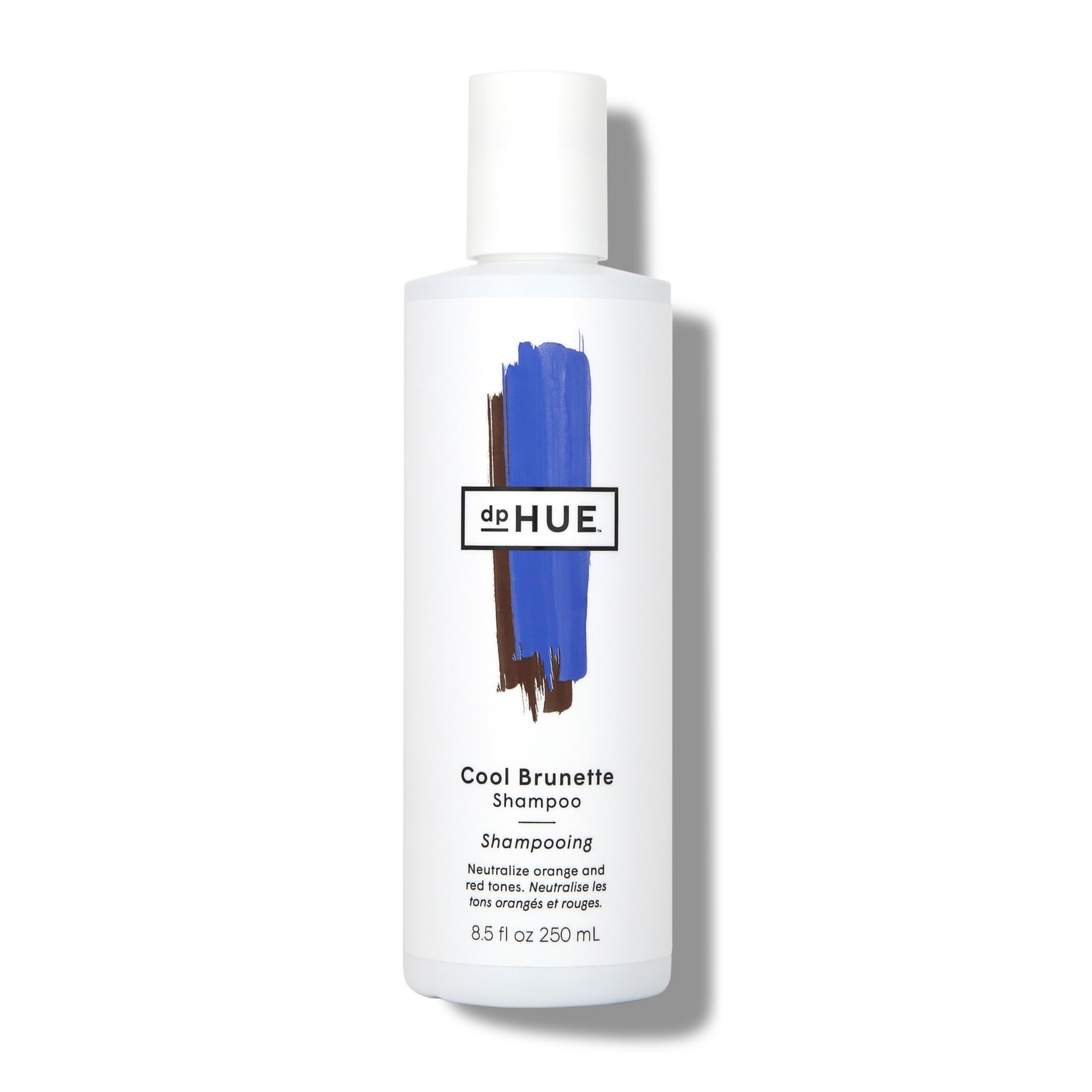 dpHUE Cool Brunette Shampoo - 8.5 oz - Blue Pigments Neutralize Unwanted Orange, Red & Brassy Tones - Color Safe - Paraben, SLS 