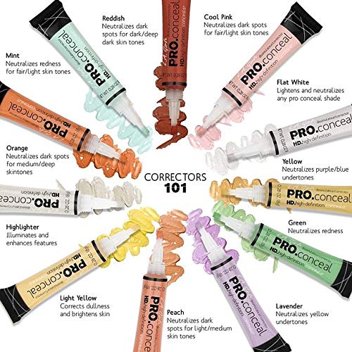 L.A. Girl Hd Pro Conceal, Reddish Corrector, 0.28 Oz