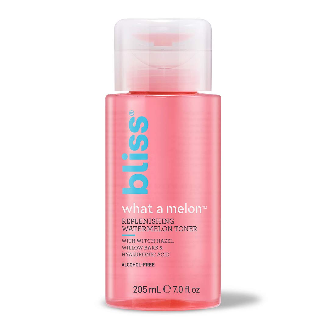 Bliss What A Melon Replenishing Watermelon Toner - 7 Fl Oz - Witch Hazel & Willow Bark - Replenishes, Refreshes And Energizes Ti