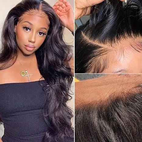Ghotool 200% Density 13X6 Body Wave Lace Front Wigs Human Hair Wigs For Women Hd Lace Glueless Wigs Human Hair Pre Plucked With