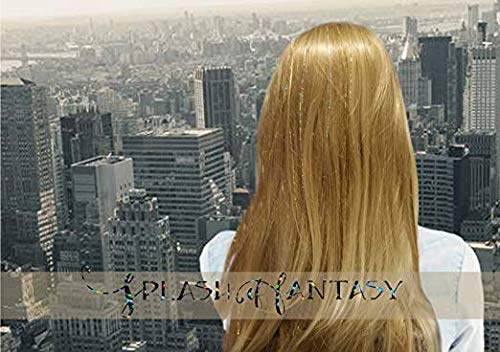 40 Inch Hair Tinsel 200 Strands Two Colors : Sparkling Silver & Sparkling Gold