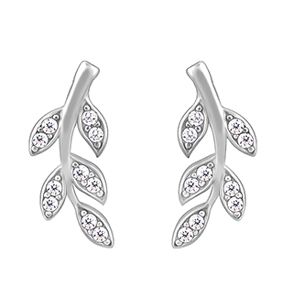 Giva 925 Silver Leaf Earrings| Drops To Gift Women & Girls | With Certificate Of Authenticity And 925 Stamp | 6 Months Warranty