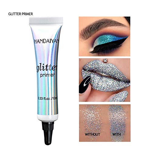 Maepeor Cosmetic Glitter Glue Long Lasting Makeup Glitter Primer Gel Waterproof & Smudgeproof Primer Base Glue For Body Eyes Fac