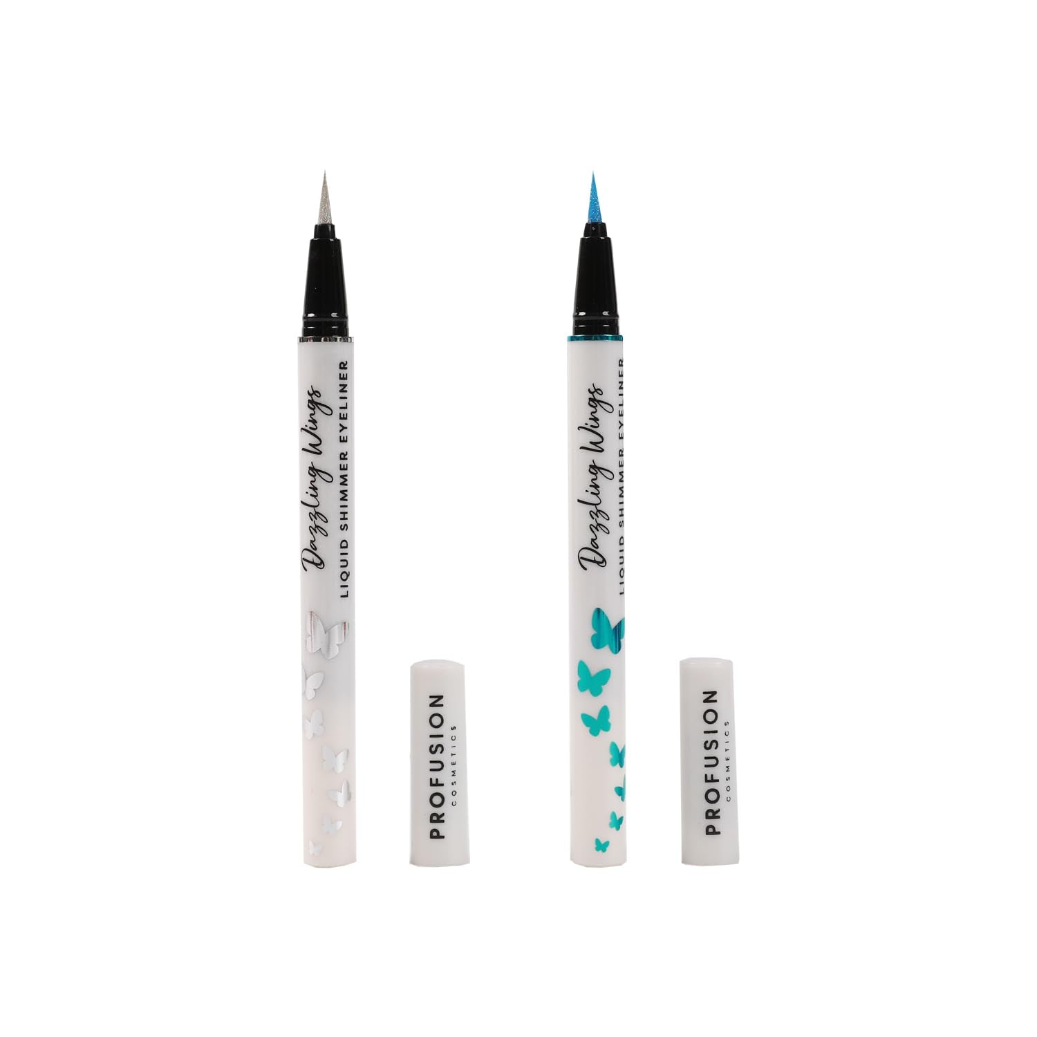 Profusion Cosmetics Empowered Butterfly Dazzling Wings Liquid Shimmer Eyeliner, Quickdry, Waterproof, Sparkling Linears, Flexib
