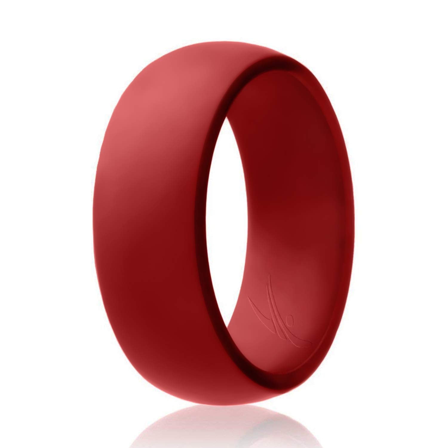 Silicone Wedding Ring - Red By Roq For Men - 15 Mm Ring