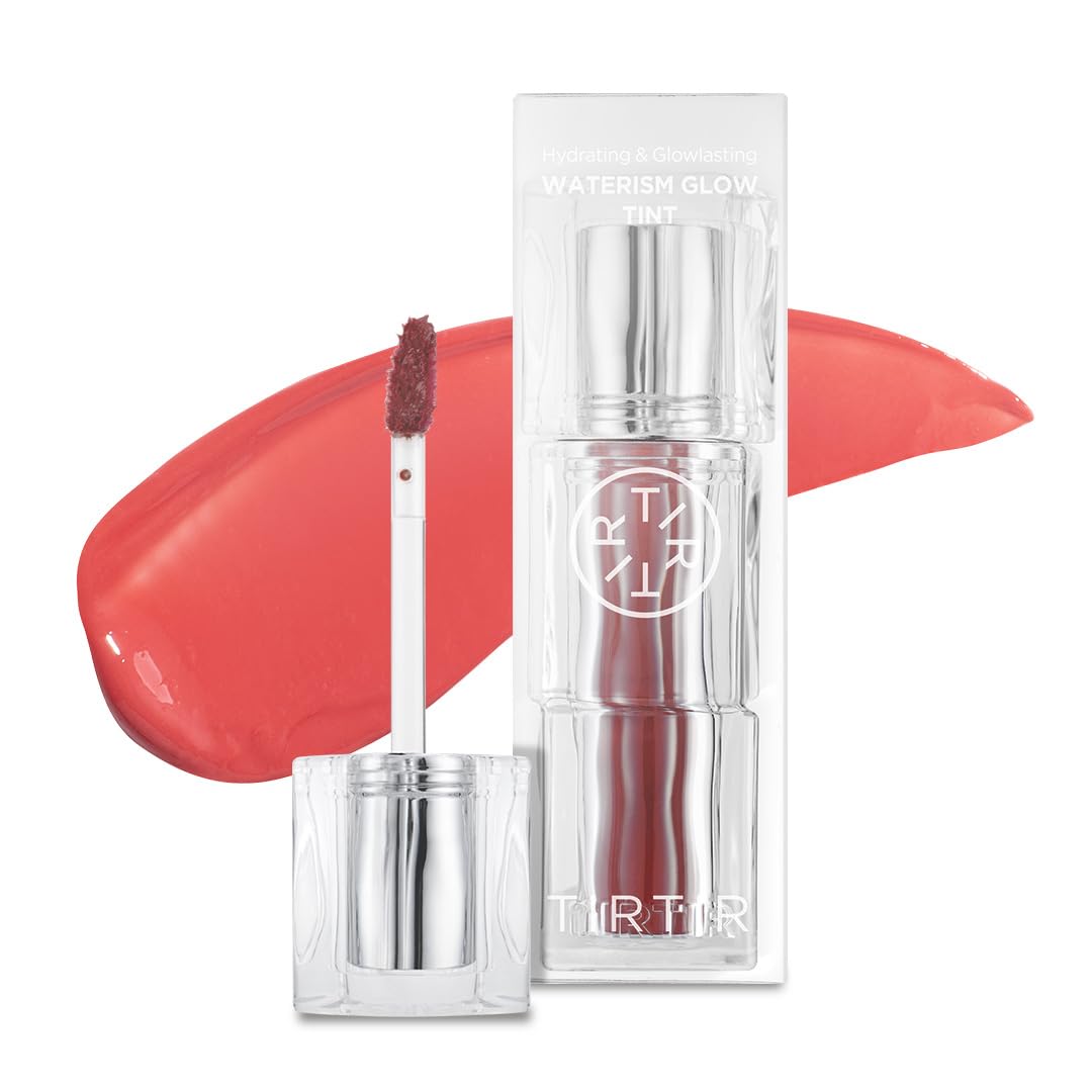 TIRTIR Waterism Tinted Lip Gloss #02 Merry Coral, 0.14 Fl Oz - Kiss Ready Lipgloss, 12H Long Lasting Non Sticky Natural Tinted G