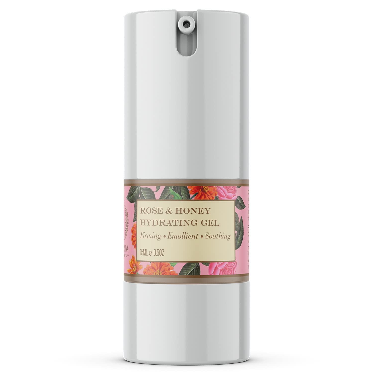 Ohria Ayurveda Rose & Honey Hydrating Face Gel | Soothing, Firming & Moisturizing Gel For Glowing Skin | Lightweight Natural Ski