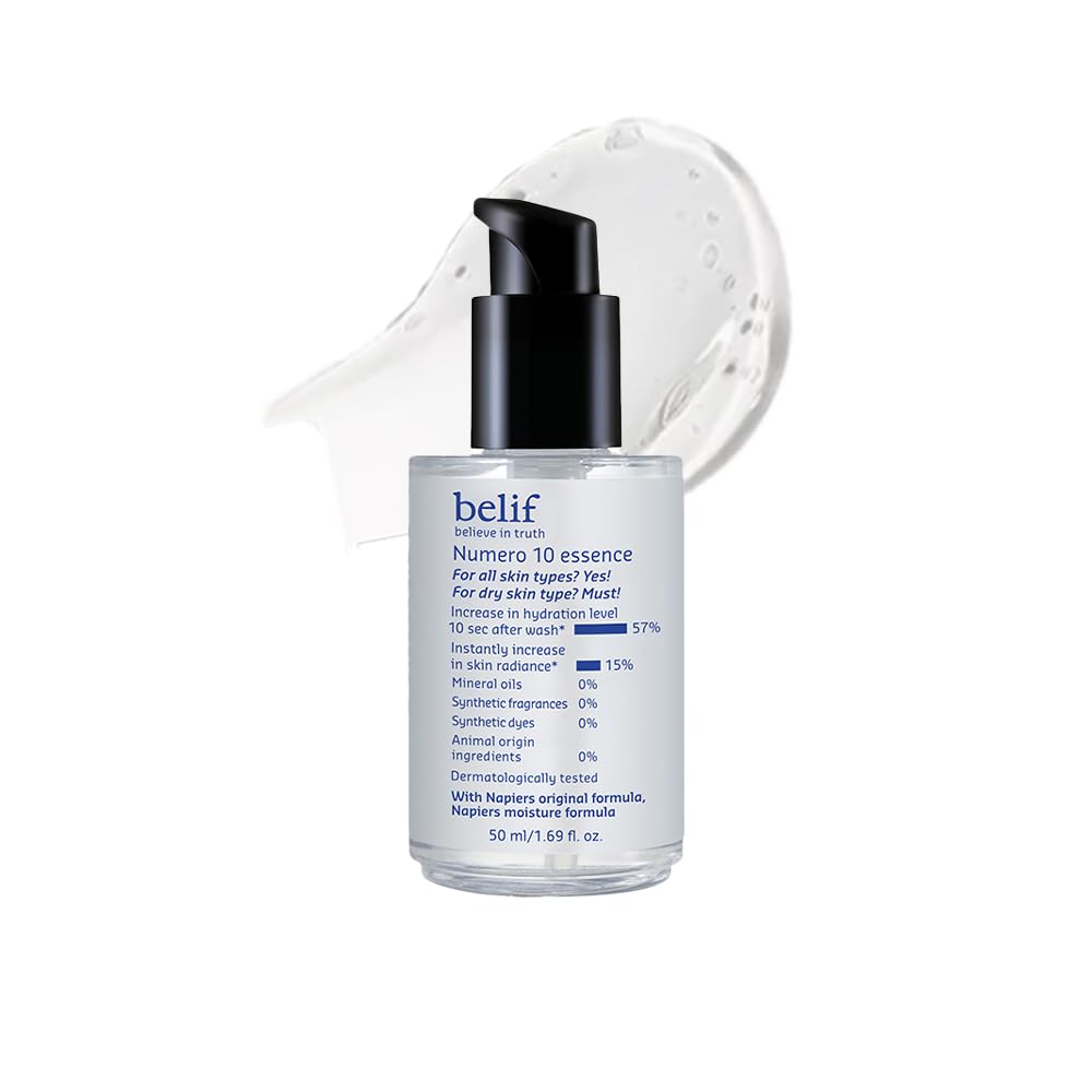 Belif Numero 10 Essence, Lightweight Hydrating Face Serum | Increases SkinS Hydration Instantly | Intensely Hydrates, Smooths, 