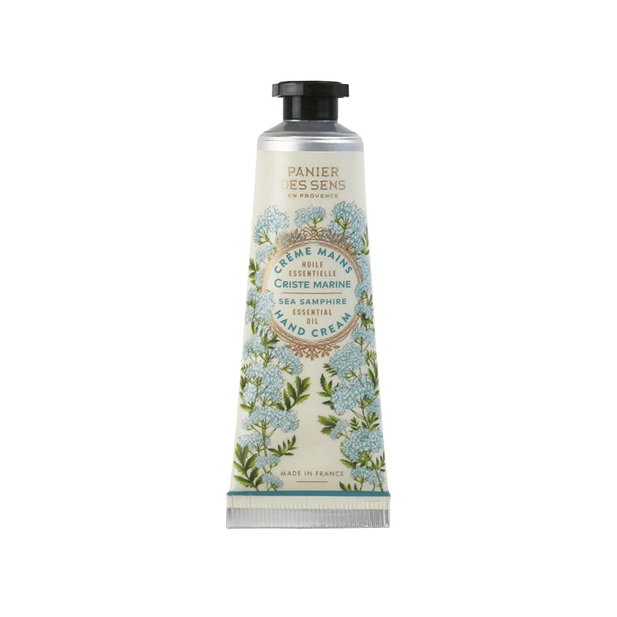 Panier des Sens - Hand Cream for Dry Cracked Hands and Skin - Sea Samphire Mini Hand Lotion, Moisturizer, Mask - Shea Butter and