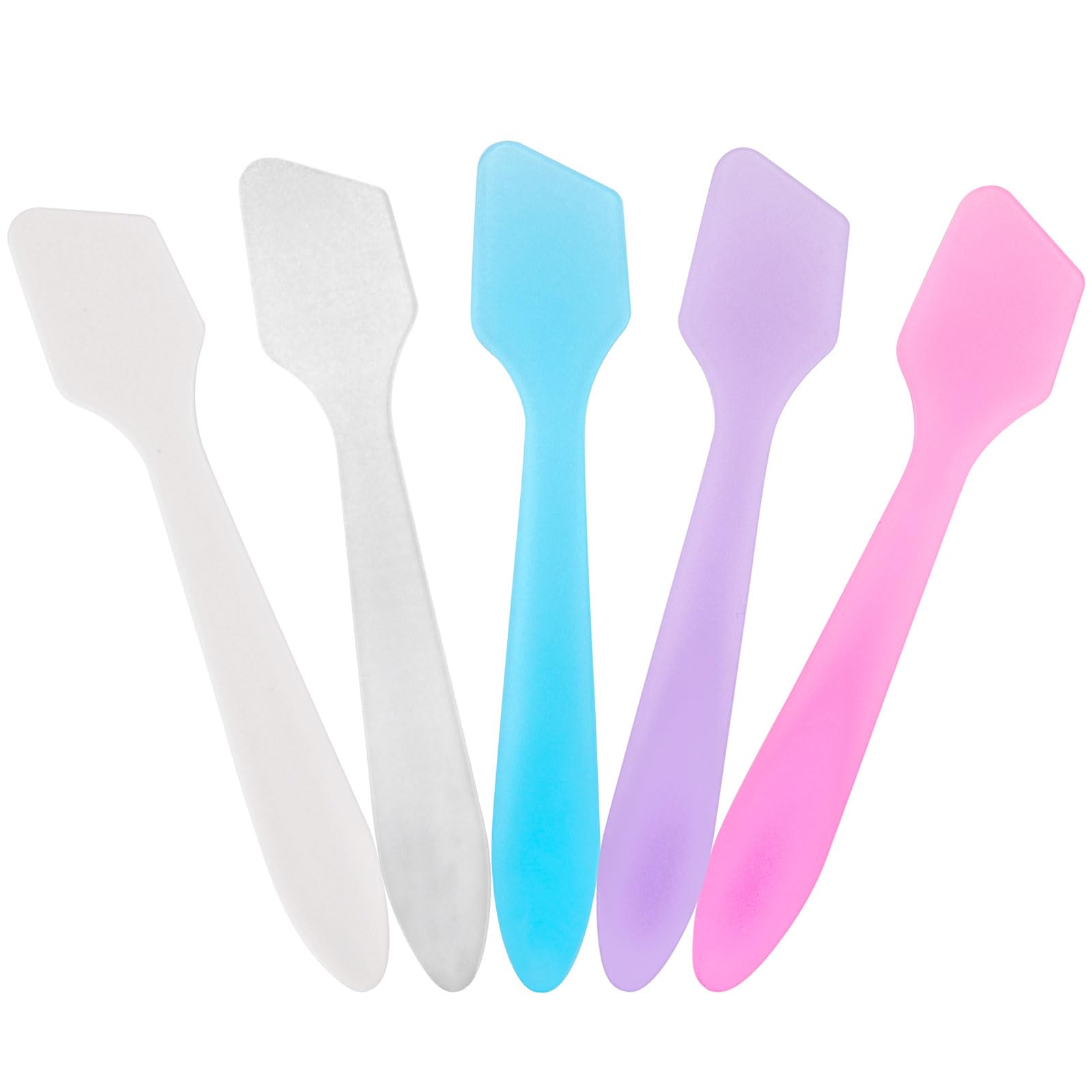 Tbestmax 300 PCS Mini Cosmetic Spatulas 3.2'' x 0.6'' Disposable Makeup Spatulas Plastic Spatulas Facial Creams Skin Care Spatul