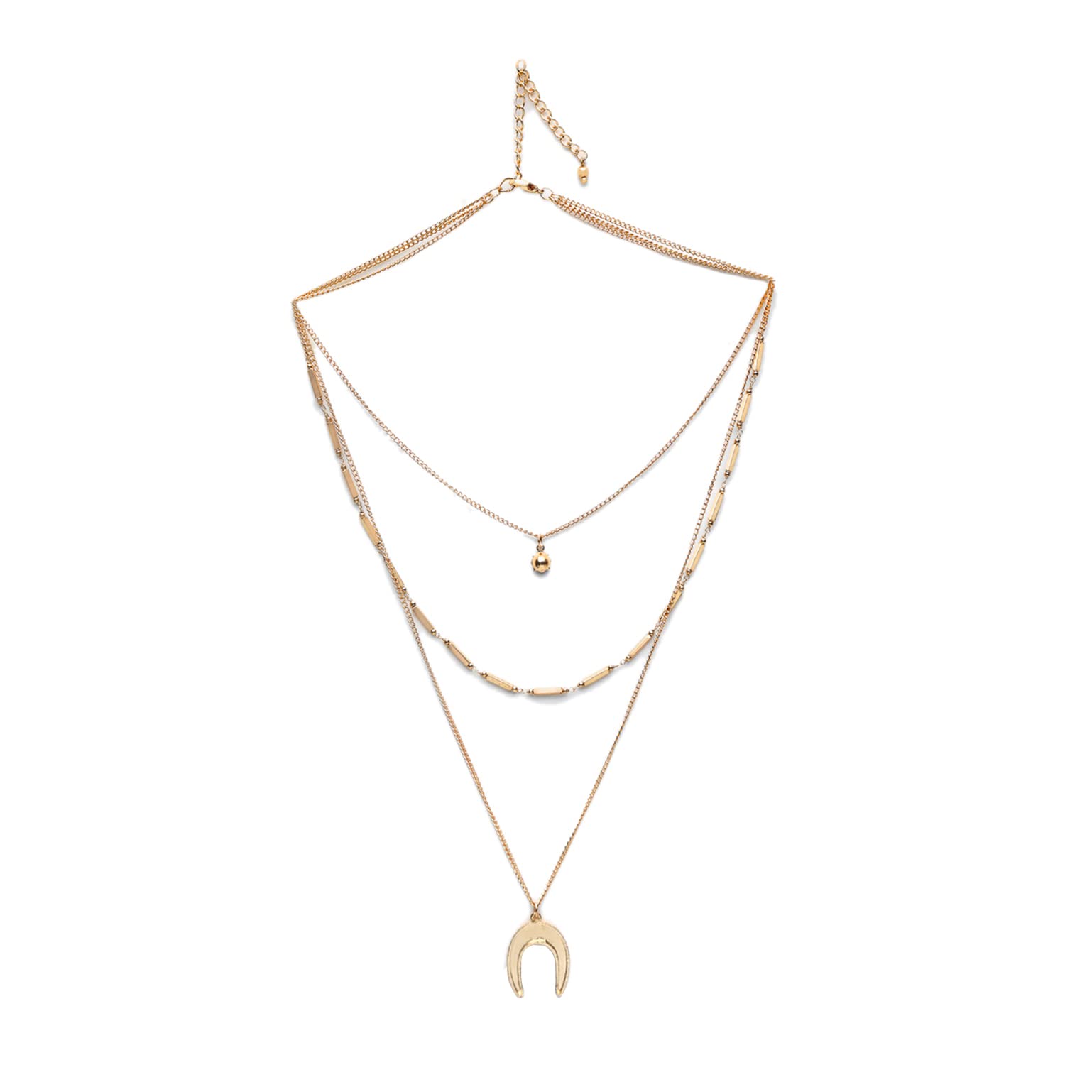 Handmade Natural Glass Cage Metal Necklace