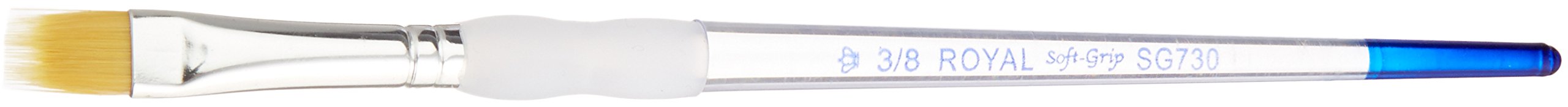 Soft-Grip Golden Taklon Comb Brush-3/8 Width