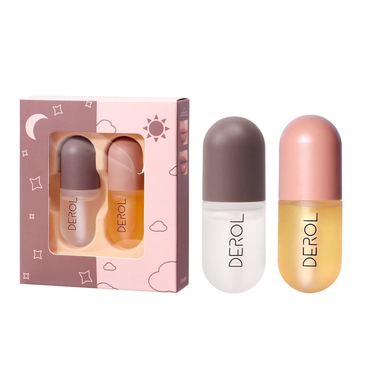 Lip Plumper, Natural Lip Plumper and Lip Care Serum, Lip Enhancer, Lip Gloss, Make Lips Fuller and Hydrating, Lip Mask for Day &