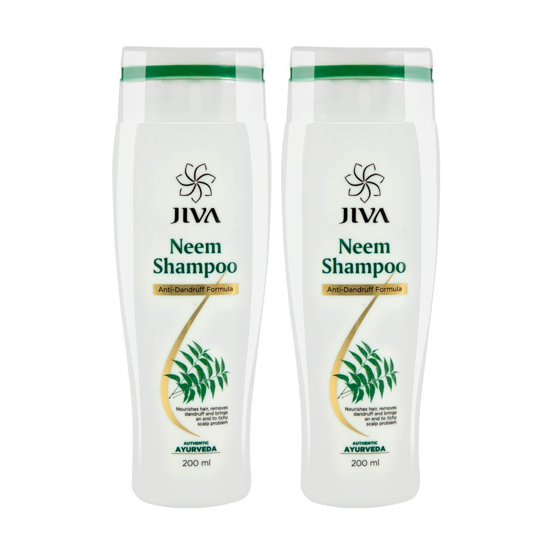 Jiva Neem Shampoo 200Ml | 100% Pure & Natural | Removes Impurities, Nourishes Hair, And Prevents Dandruff | Antifungal & Antibac