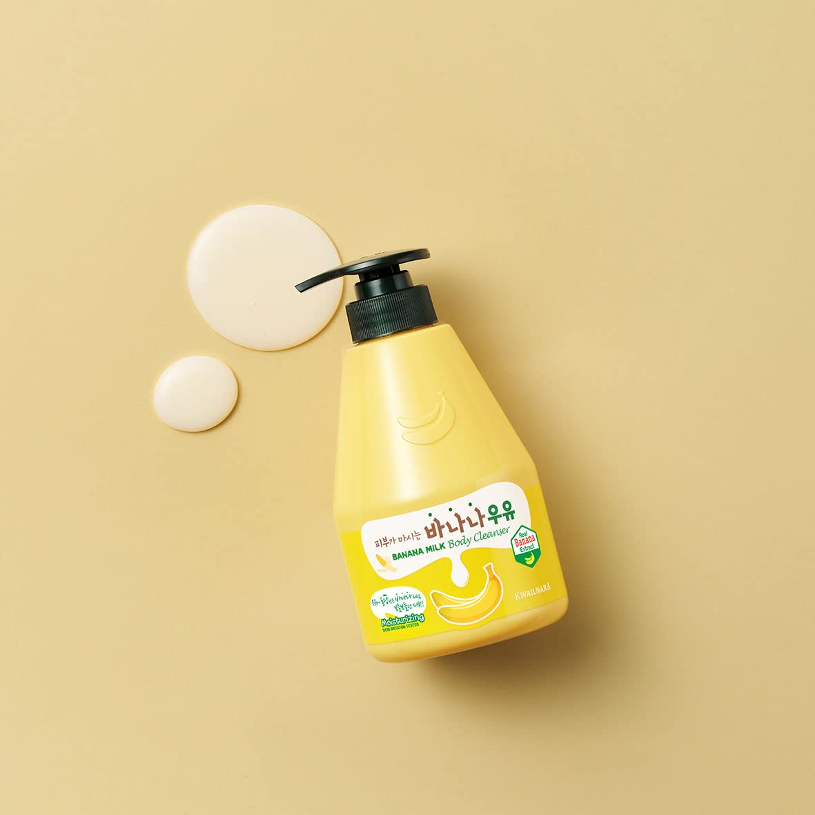 Welcos Kwailnara Banana Milk Body Cleanser 560 G / 19.75 Oz.