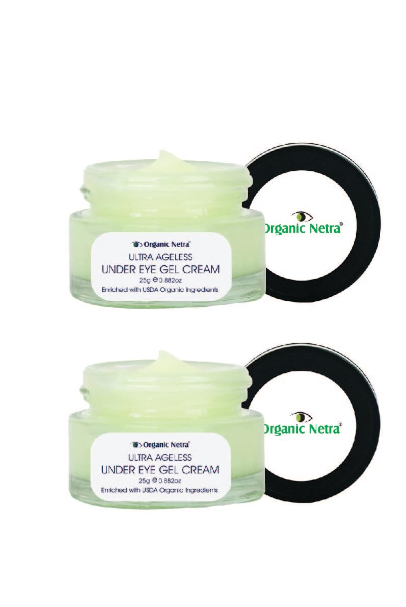 Organic Netra Ultra Ageless Under Eye Gel Cream, Enriched With Natural And Organic Ingredients With No Harmful Chemicals, Hydrat