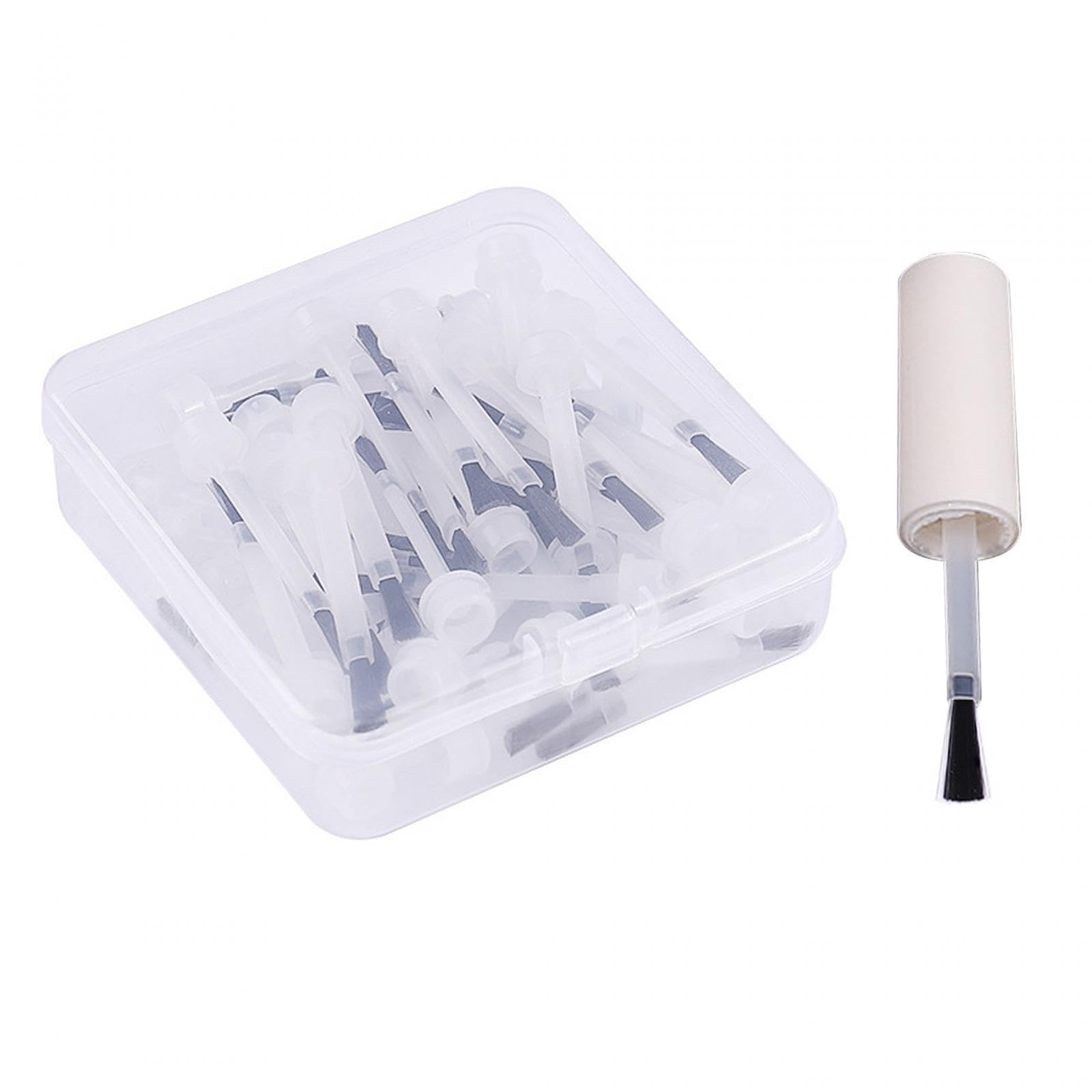 Ecomistiq 50Pcs Nail Polish Brush Practical For Salon Home Dipping Powder Liquid Brush| Polish| Care Manicure & Pedicure |Health