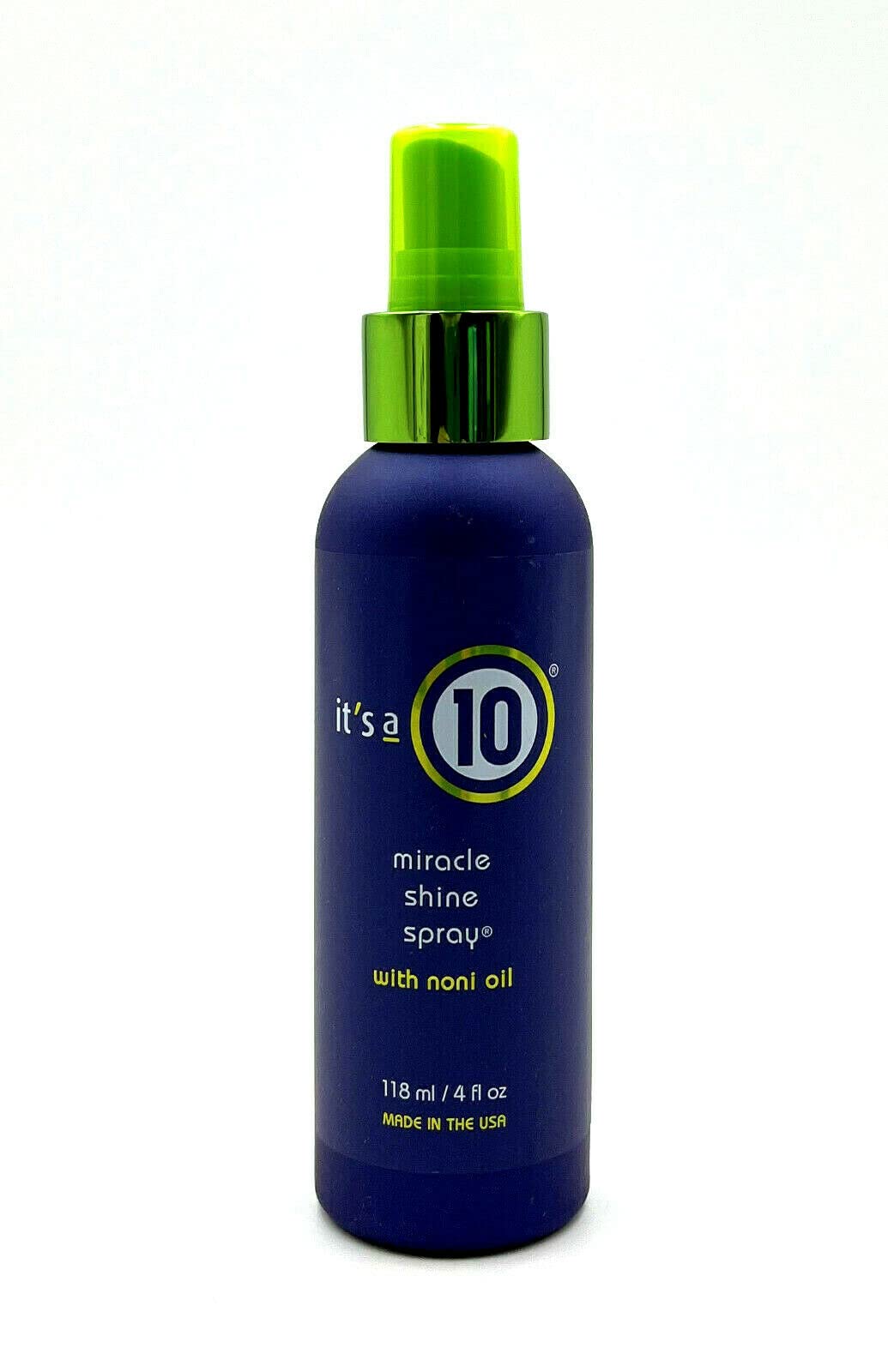 It'S A 10 Haircare Miracle Shine Spray With Noni Oil, 4 Fl. Oz. (Pack Of 1)