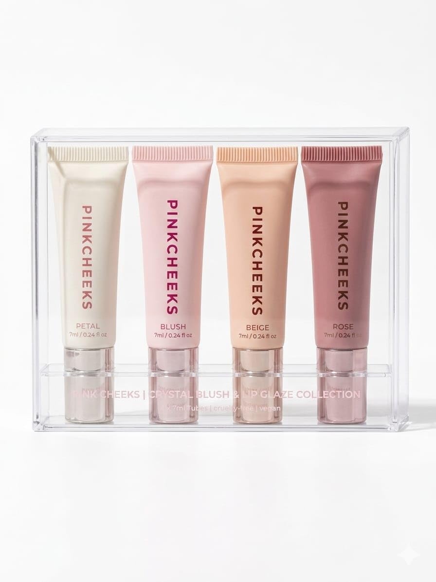 Korean Lip Oil Pack Of 4 (6Ml Each) | Hydrating Glossy Lip Oil Set For Girls & Women | Lightweight NonSticky Lip Glow | Nourish