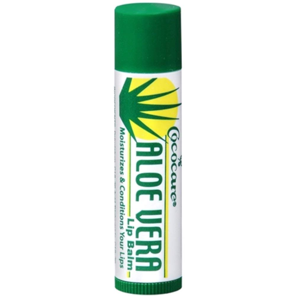Cococare Aloe Vera Lip Balm 0.15 oz (Pack of 5)