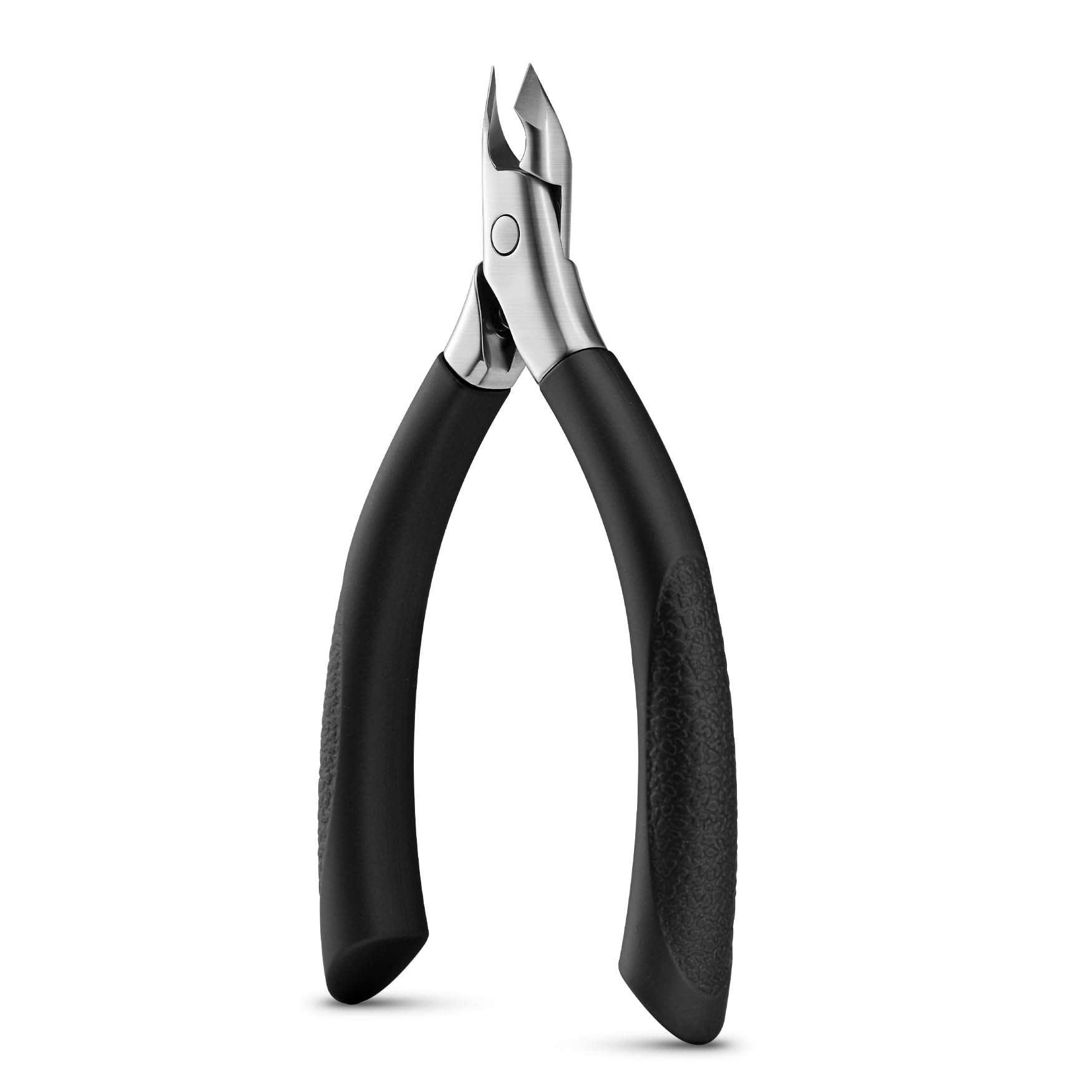 BEZOX Cuticle Clipper for Salon-Worthy Nails - Professional Half Jaw (5 mm) Cuticle Trimmers with Silicon Handle for Expert Mani