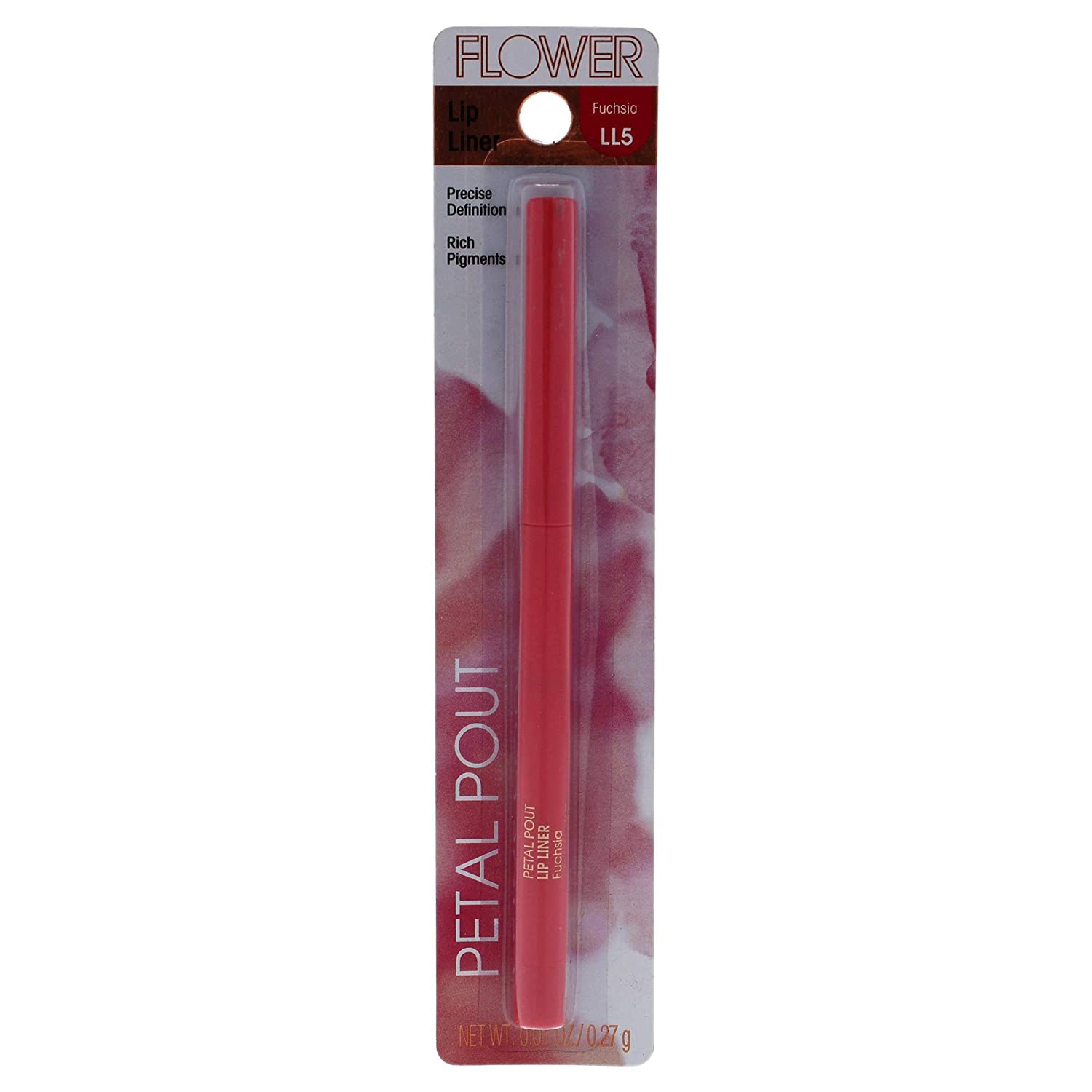 Flower Beauty Petal Pout Lip Liner - Smooth & Creamy Lip Liner With Pigment Rich Color, Prevents Feathering Of Lip Color, Comes