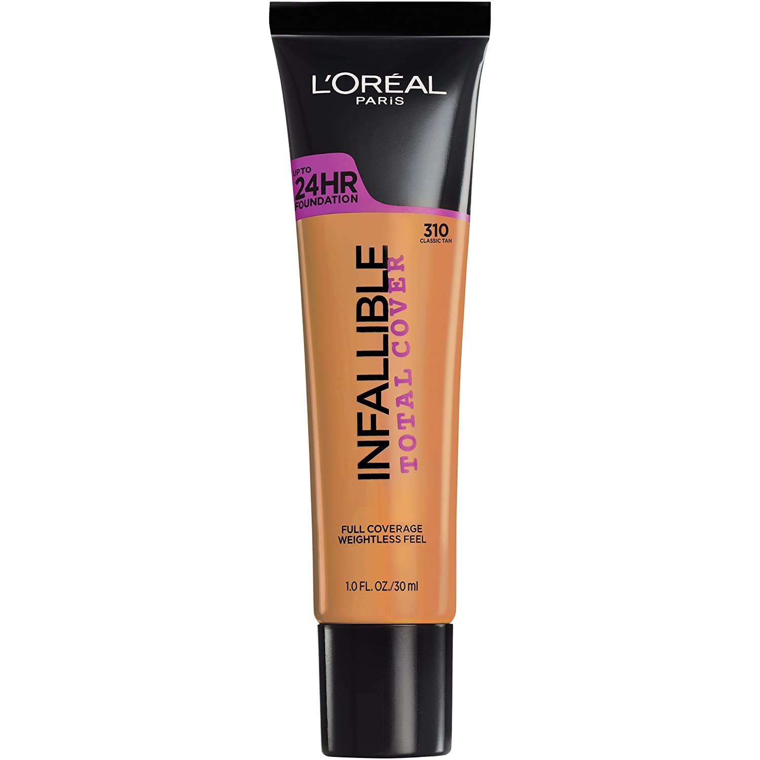 LOr  al Paris Infallible Total Cover Foundation, Classic Tan, 1 fl; oz.