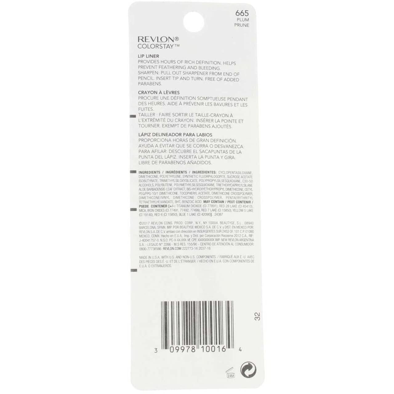 Rev C/Stay Lip Liner Plum