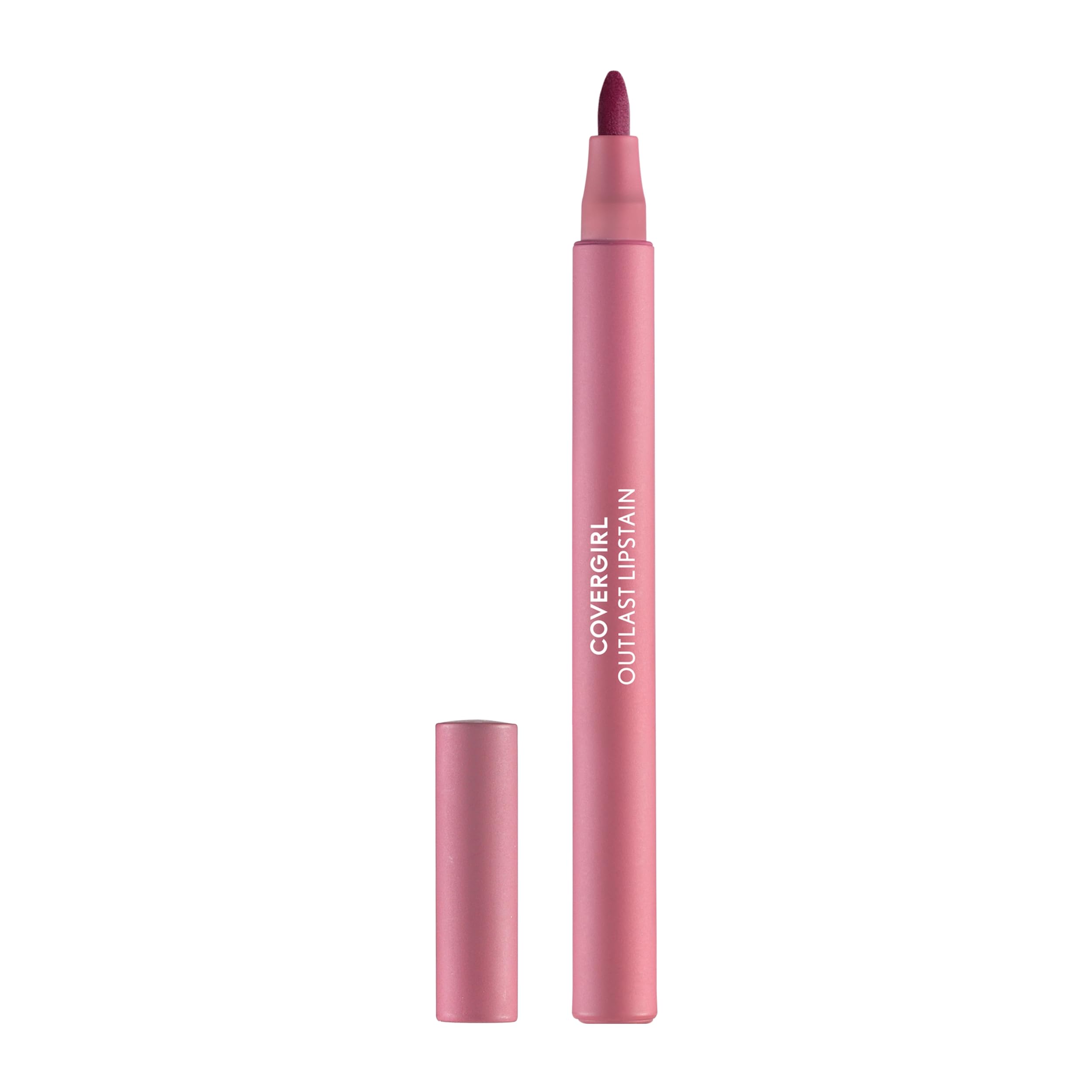 COVERGIRL Outlast, 20 Admire, Lipstain, Smooth Application, Precise Pen-Like Tip, Transfer-Proof, Satin Stained Finish, Vegan Fo