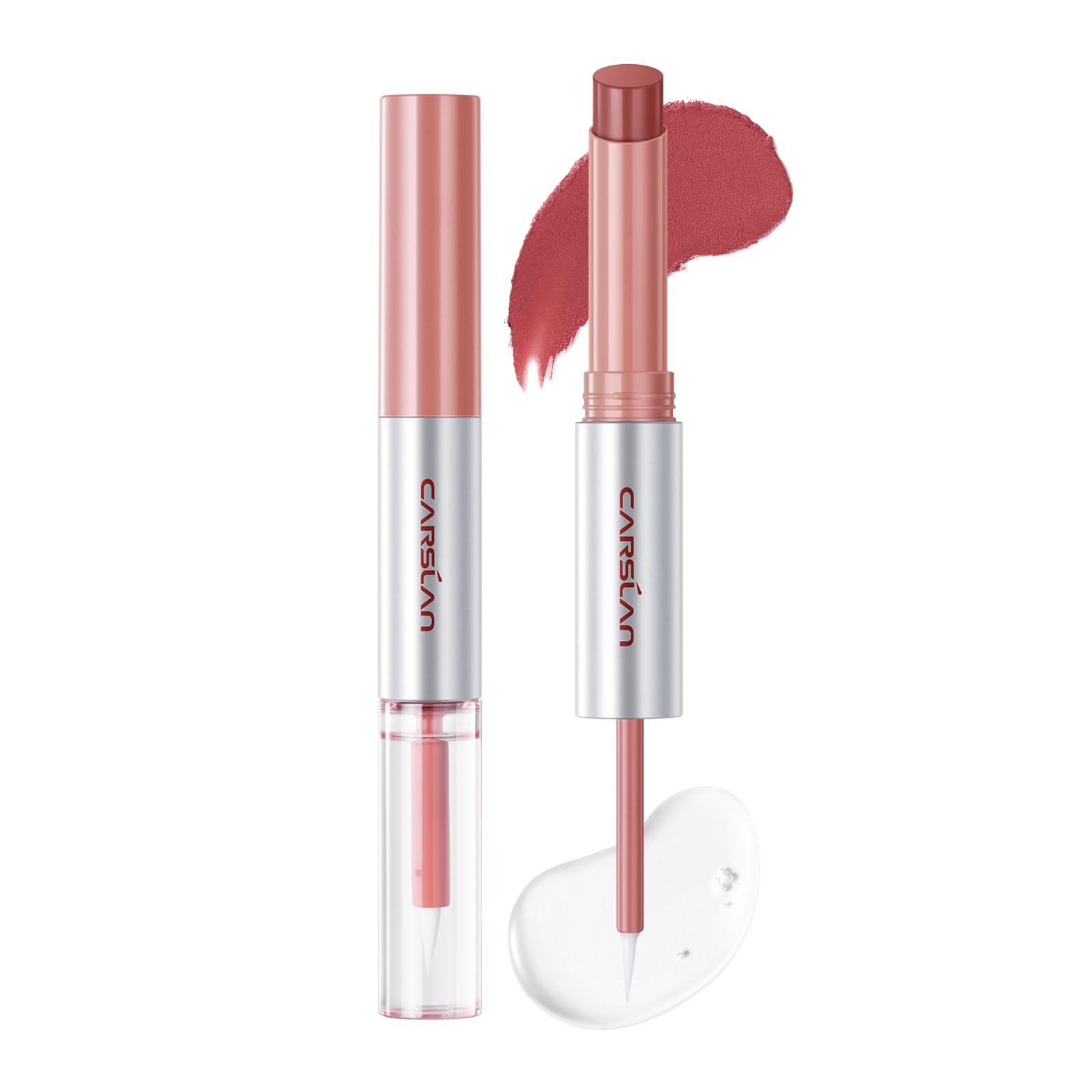 CARSLAN Dualended Coating Lipstick for LongLasting TransferProof Color