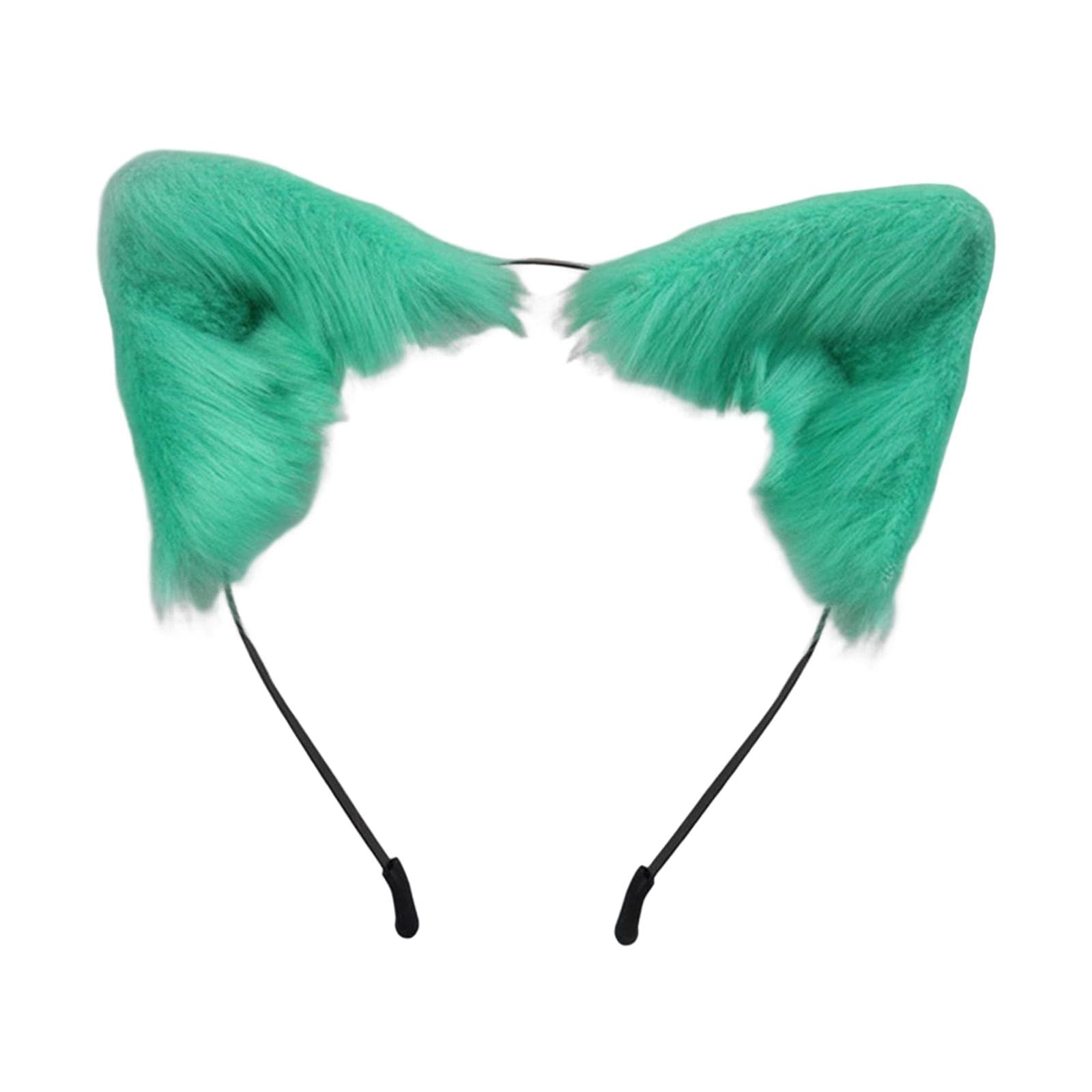 ATORSE?Animal Ears Headband Funny Adults Headwear for Birthday Performance Carnival Green