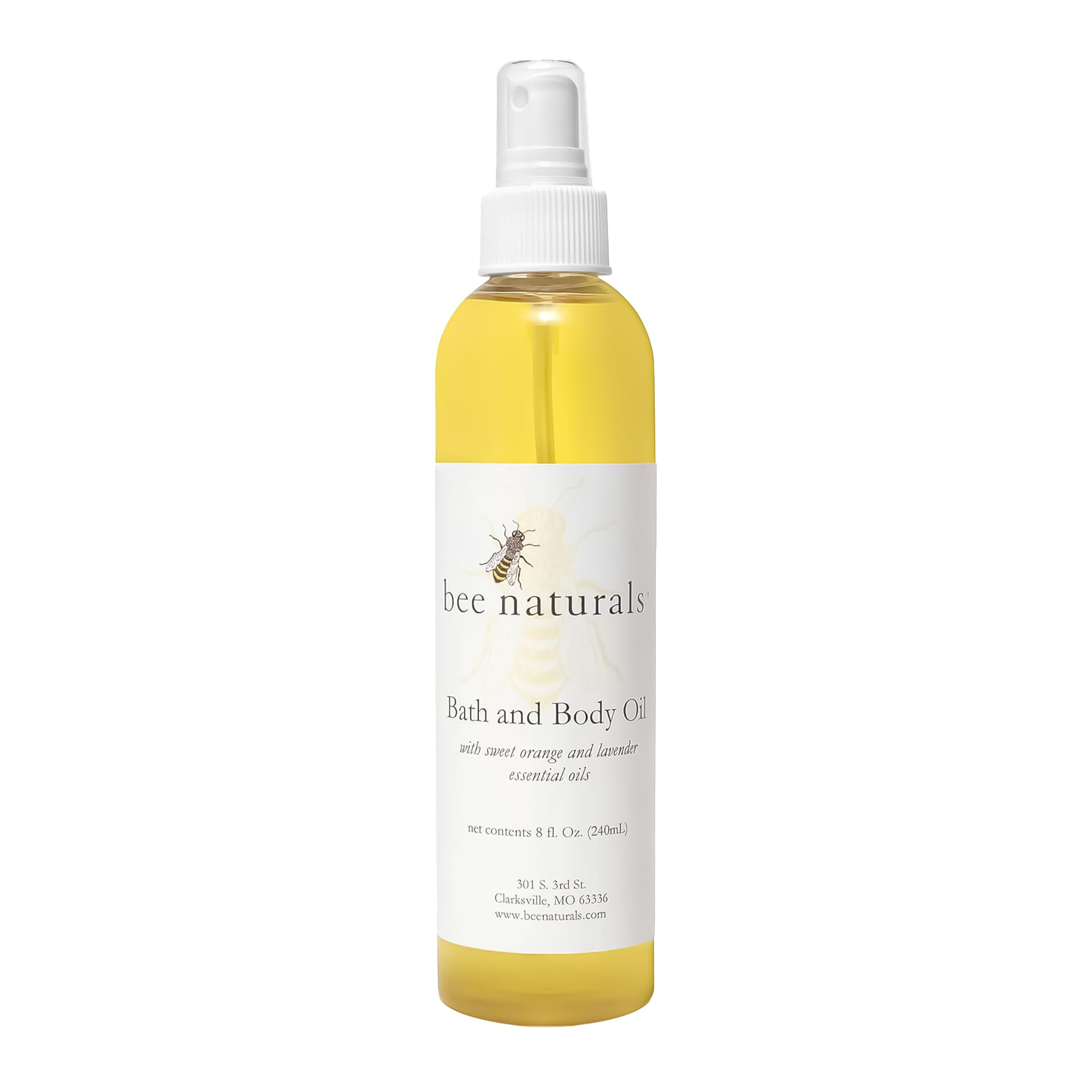 Bee Naturals, Bath & Body Oil, 8 Fl Oz