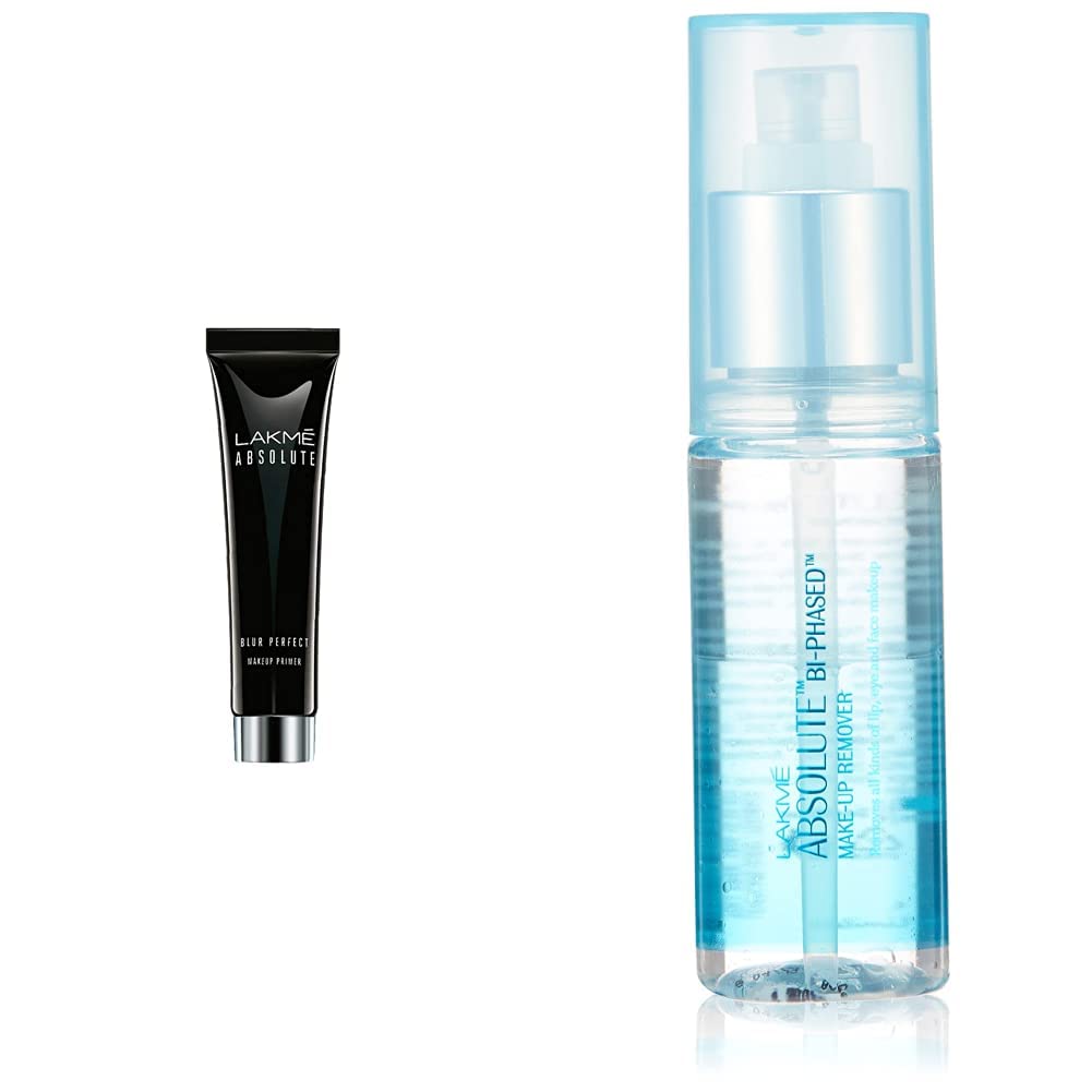 Lakm Absolute Blur Perfect Makeup Primer, 30G And Lakm Absolute Bi Phased Makeup Remover, 60Ml