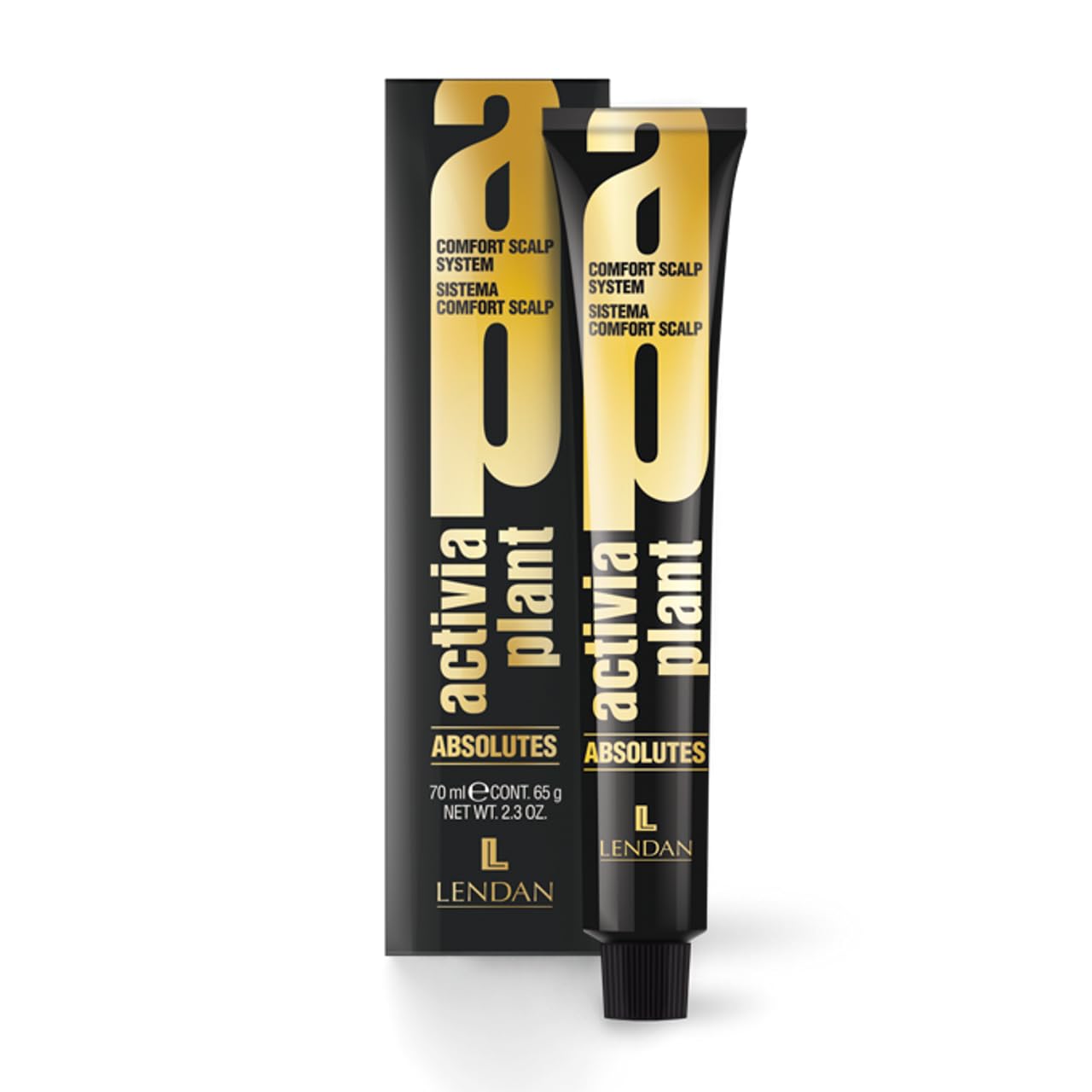 Lendan Activia Plant Absolutes Dark Ash Blonde #6/10 - Anti-Age Repairing Permanent Hair Color, 70 ml