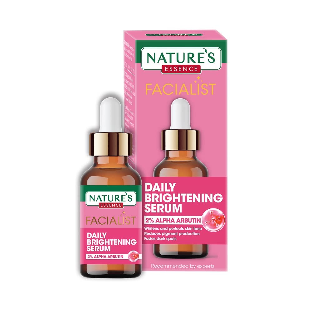NatureS Essence 2% Alpha Arbutin Daily Brightening Serum, Skin Brightening Face Serum For Women, Face Serum For Glowing Skin, 30