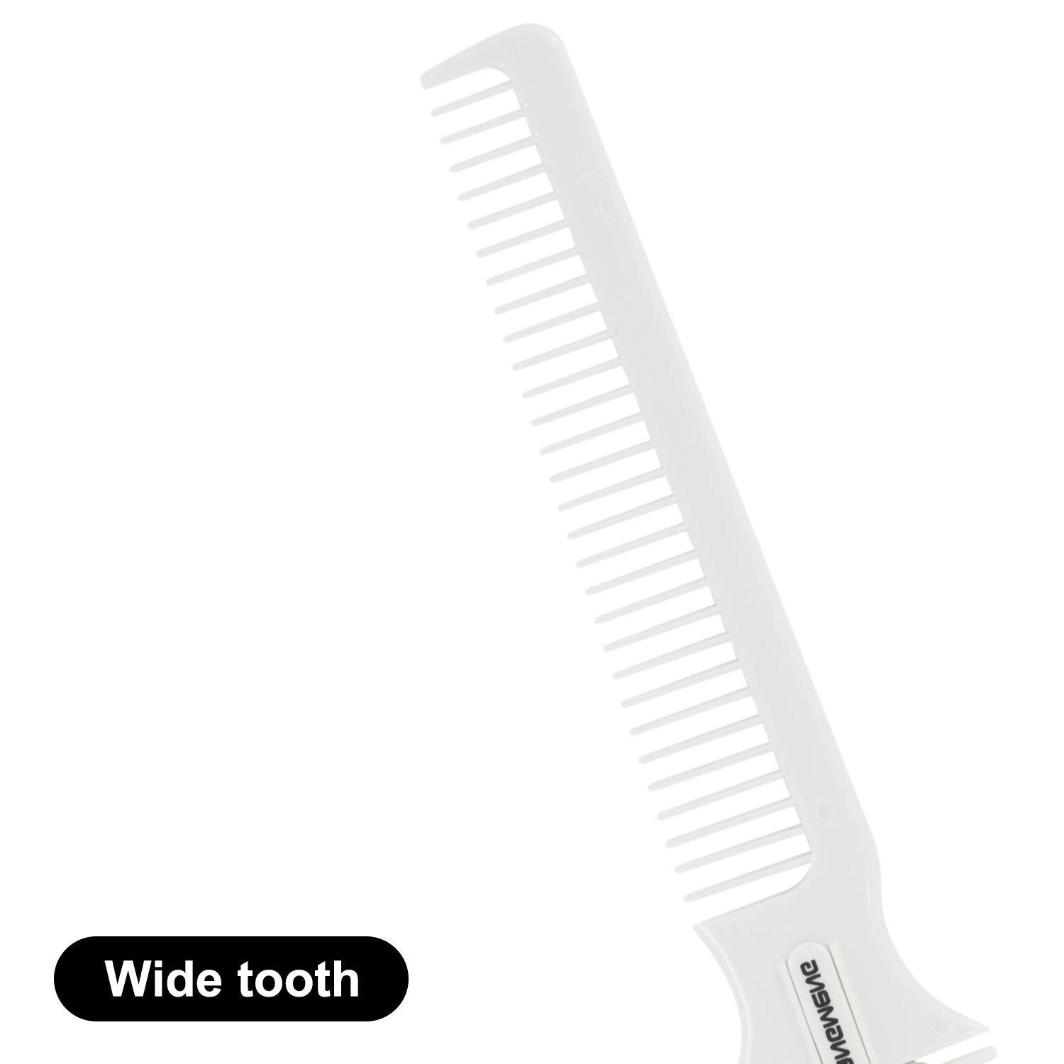 BANGMENG Hair Cutter Comb, 2 Pieces of Dense Teeth + Wide Teeth Shaper Hair Razor With Comb,Split Ends Hair Trimmer Styler, Doub