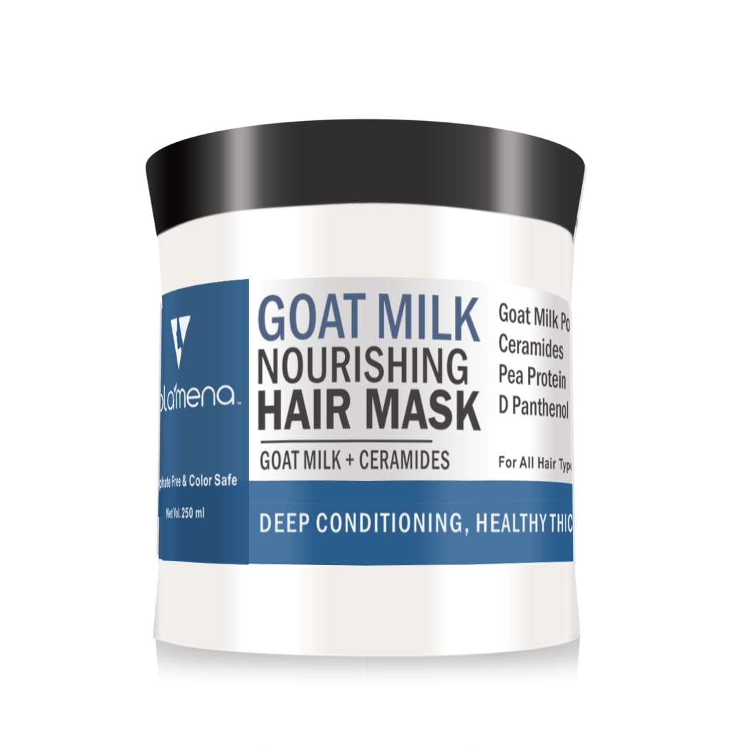 Volamena Goat Milk Nourishing Hair Mask | With The Goodness Of Goat Milk, Ceramide & Pea Protein 250 Ml
