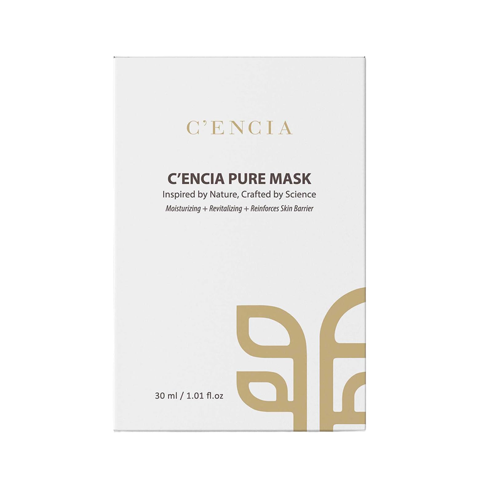 PURE CENCIA Mask | Collagen Face Mask | Hydrating Face Mask Sheet with Trehalose, Centella Asiatica Extract & Sodium Hyaluronate