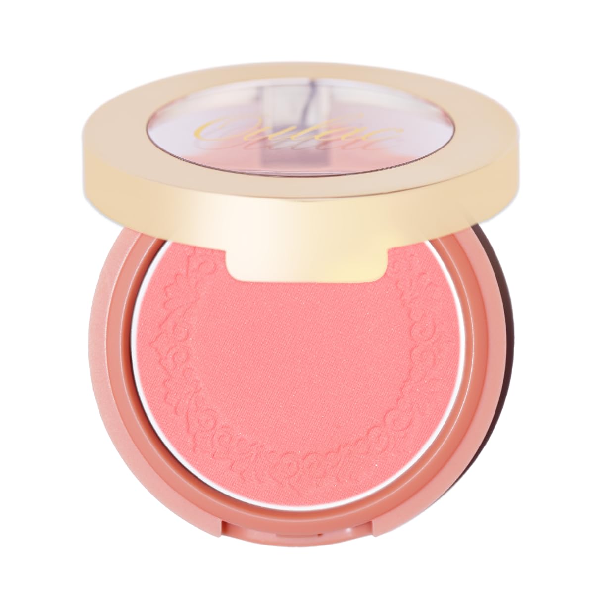 Oulac Yellow Pink Blushers for Cheeks Fair Skin Vegan,Mineral Powder Blush,Rich Colors, Buildable Blusher, Easy to Blend,Vegan,4