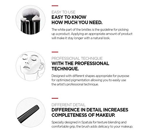 [Jungsaemmool Official] Masterclass Contour Brush | Makeup Artist Brand | Synthetic Fanned Makeup Brush | Flawless Sculpting