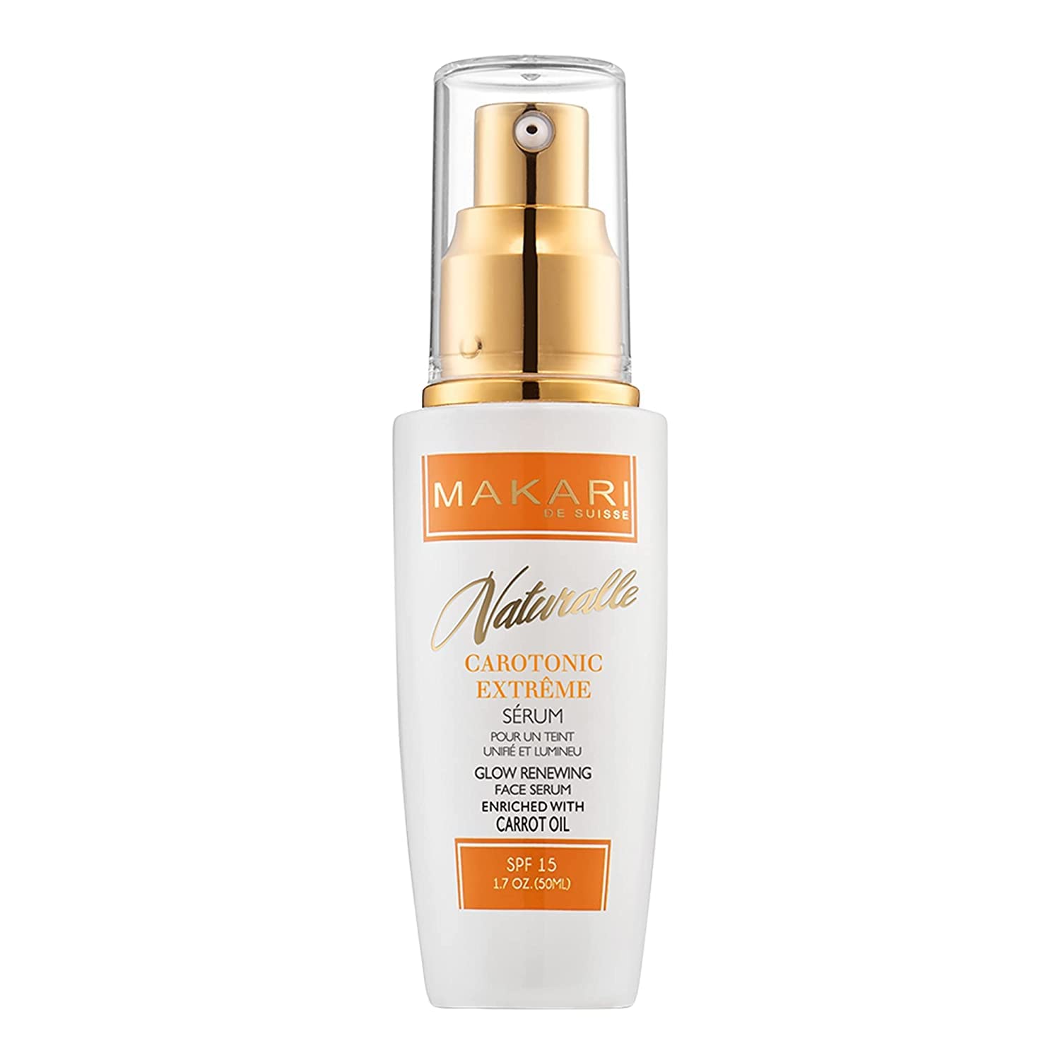 Makari Naturalle Carotonic Extreme Brightening Serum Spf15 (1.7 Oz) | Helps Heal Blemishes, Scars, And Imperfections | Brightens