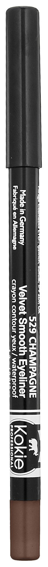 Kokie Cosmetics Waterproof Velvet Smooth Eyeliner Pencil, Bronzed, 0.042 Ounce