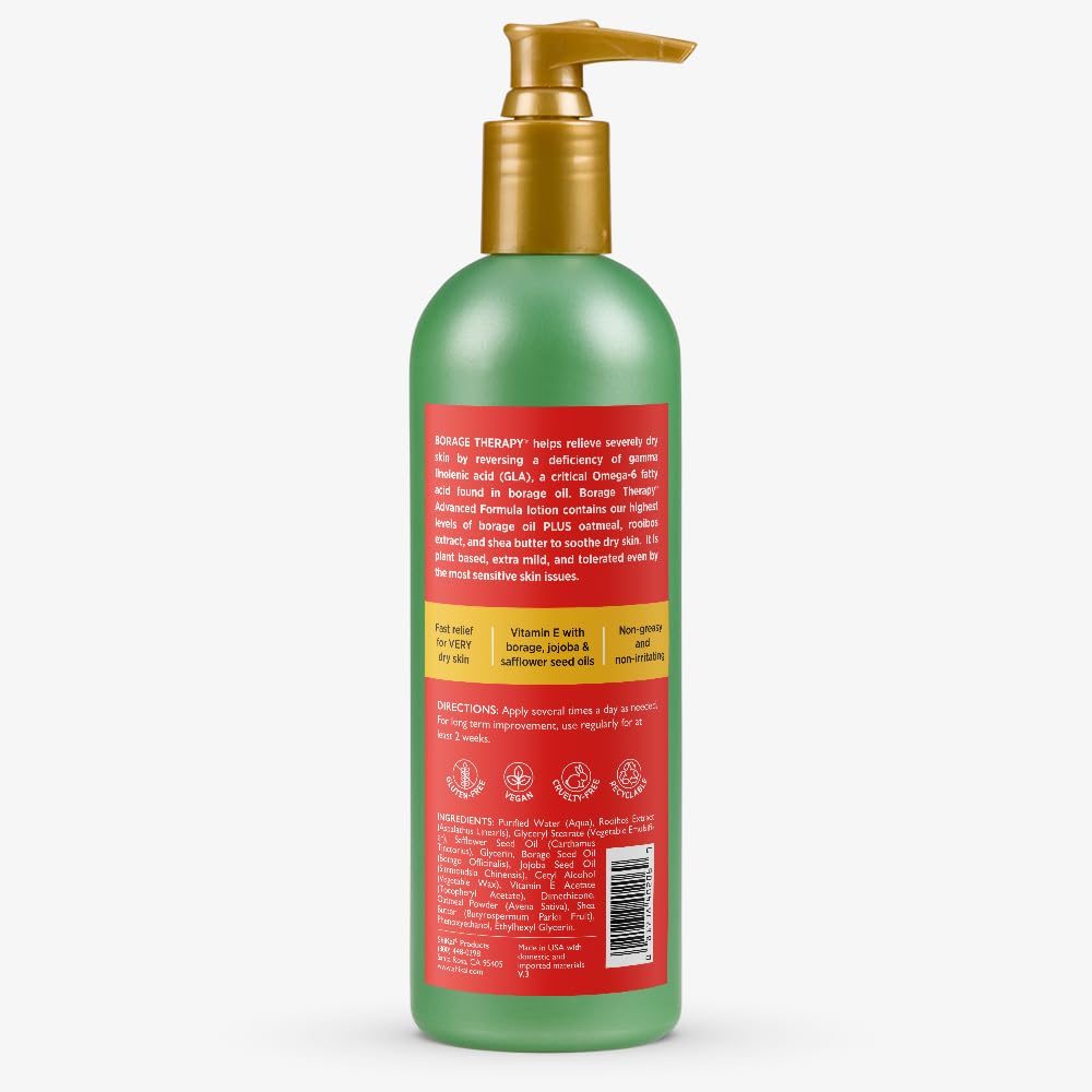 Shikai - Borage Therapy Advanced Formula Lotion, 8 fl oz lotion