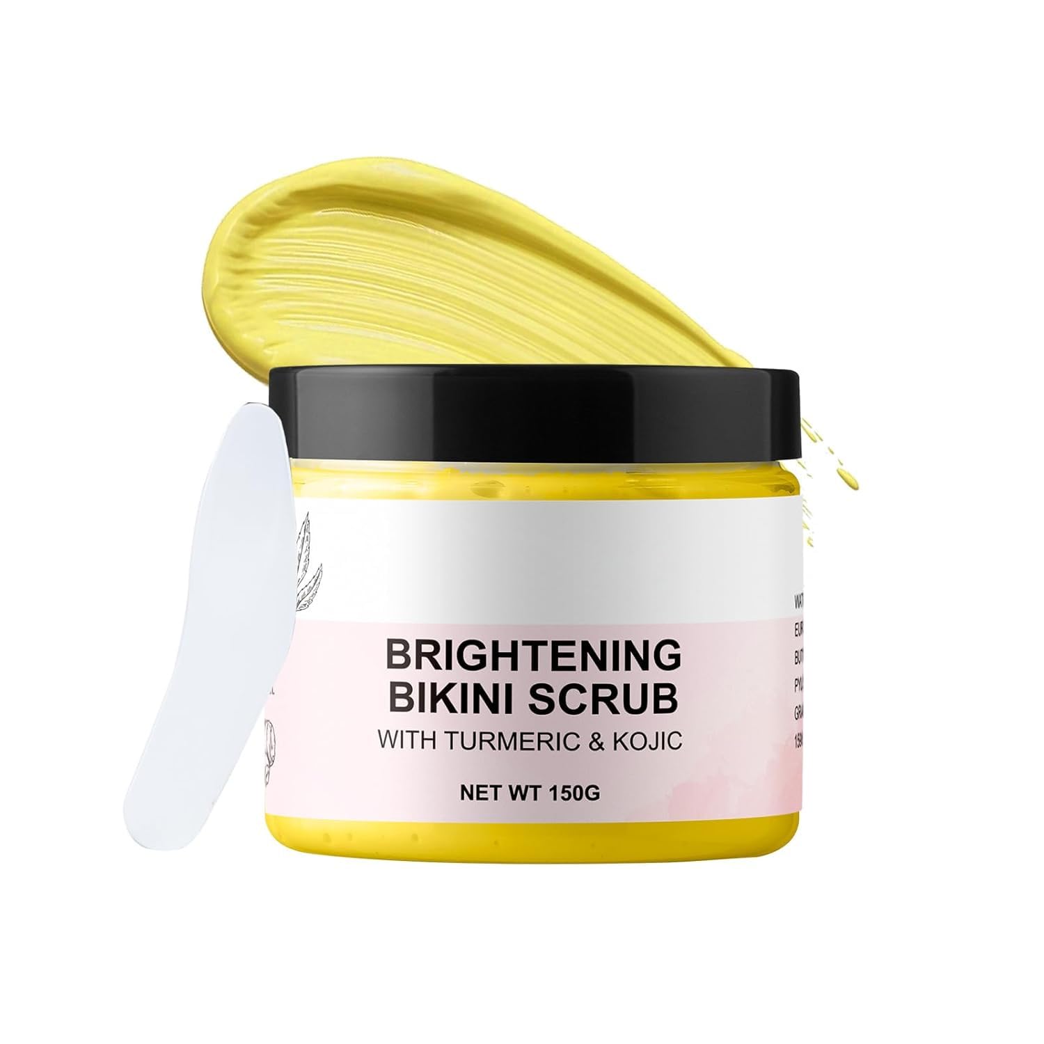 Bikini Area Exfoliator Exfoliating Body Scrub Turmeric Scrubs Kojic Bump Eraser Kp Body Exfoliant Ingrown Hair Treatment Body Sc