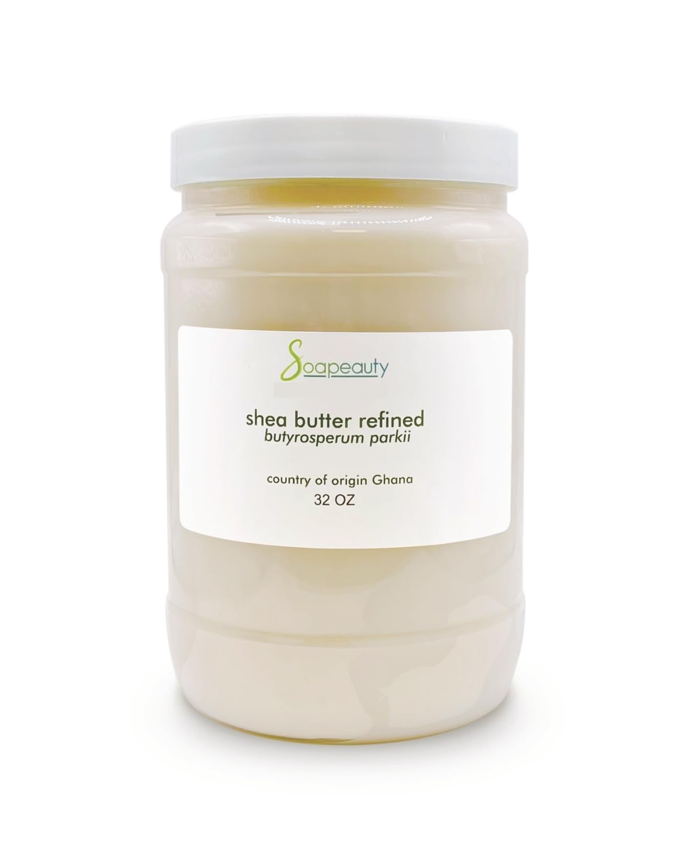 Soapeauty 100% Pure Refined African Shea Butter - Expeller Pressed, Odorless - Pure Moisturizer for Skin & Hair - Ethically Sour